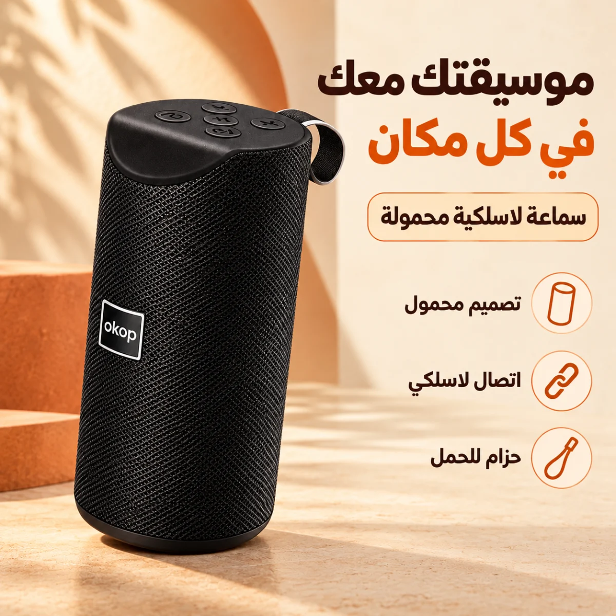 OKOP portable wireless speaker